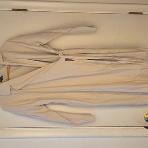 Eileen Fisher Cotton Blend Wrap Dress  PL